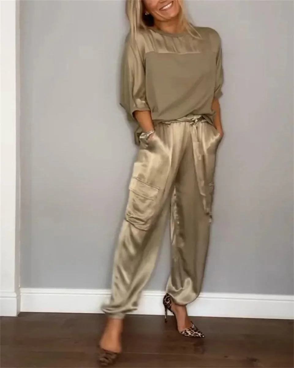 Valerie | Satin Two-Piece