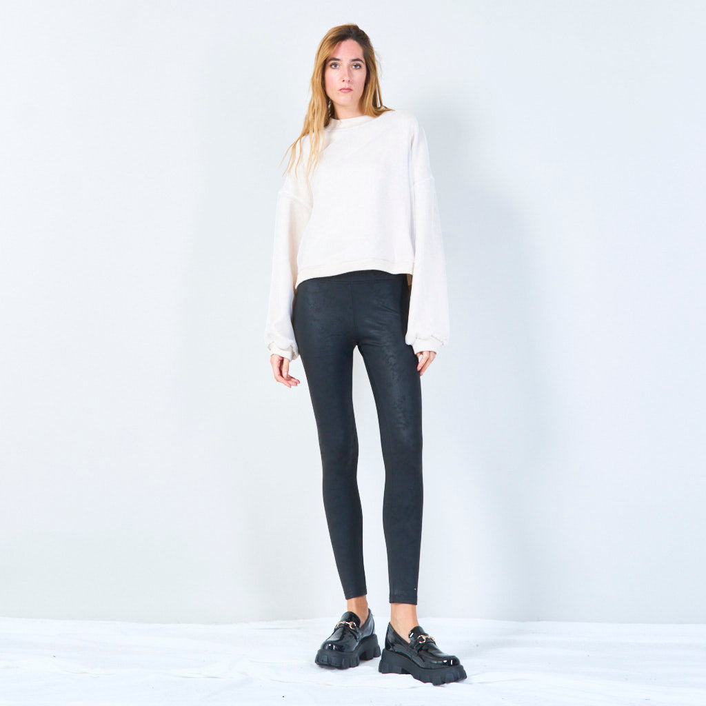 Taylor | High-Waist Textured Leggings