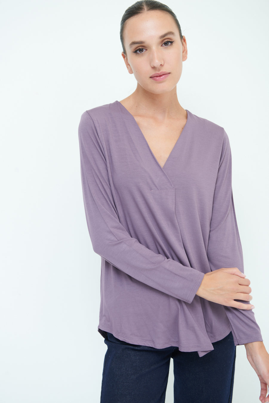 Celine | Classic V-neck Top