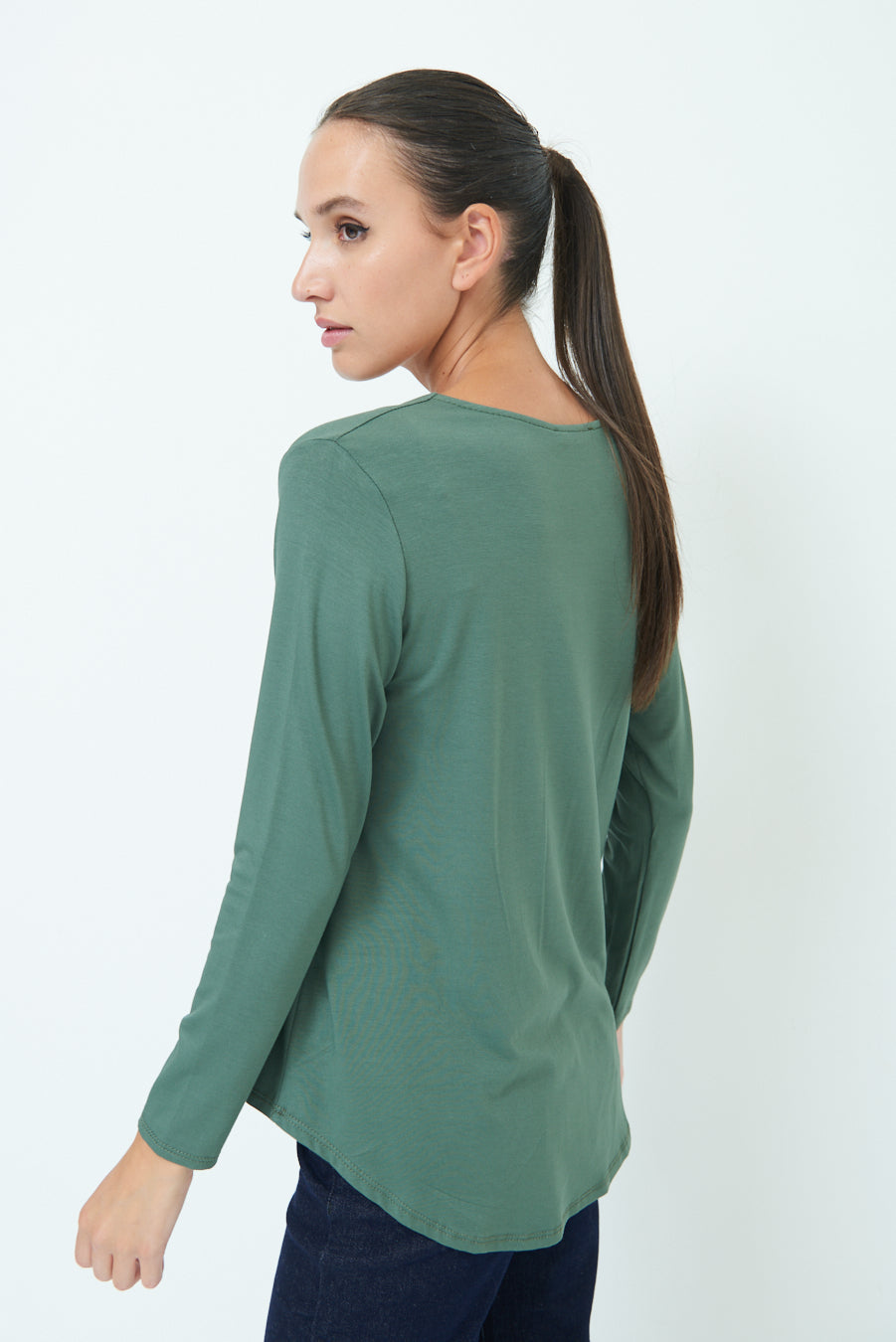 Celine | Classic V-neck Top