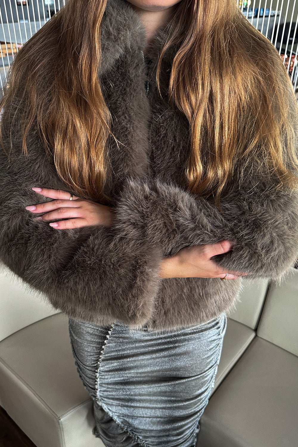 Calista | Jacket Coffee Brown