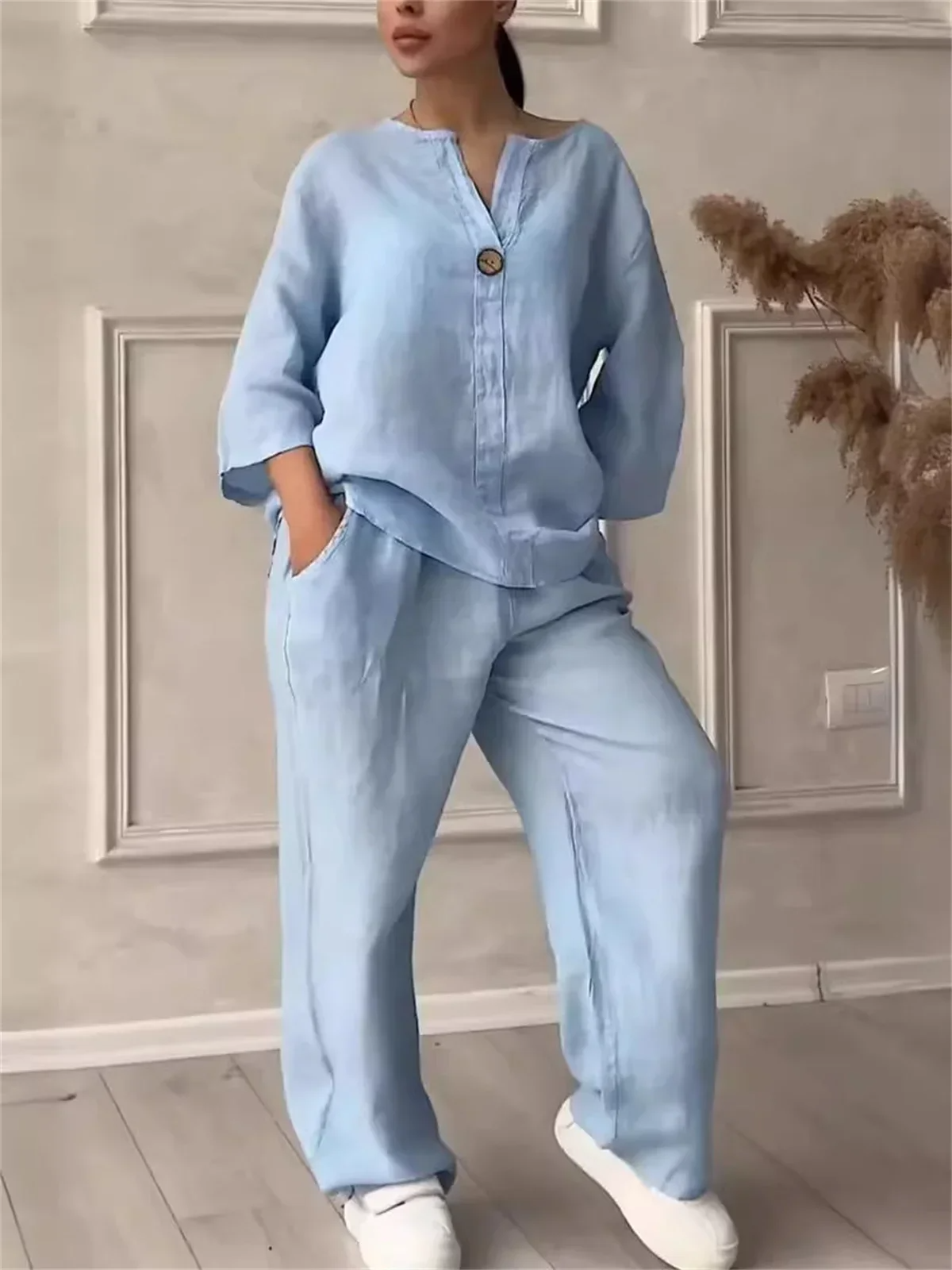 Clara | Linen Two-Piece Set