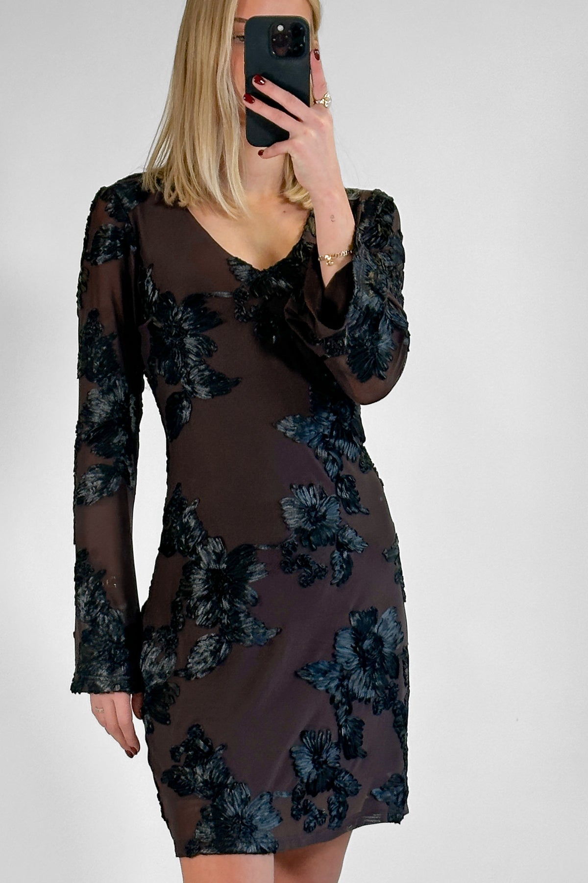 Joanna | Dress Chocolate Black