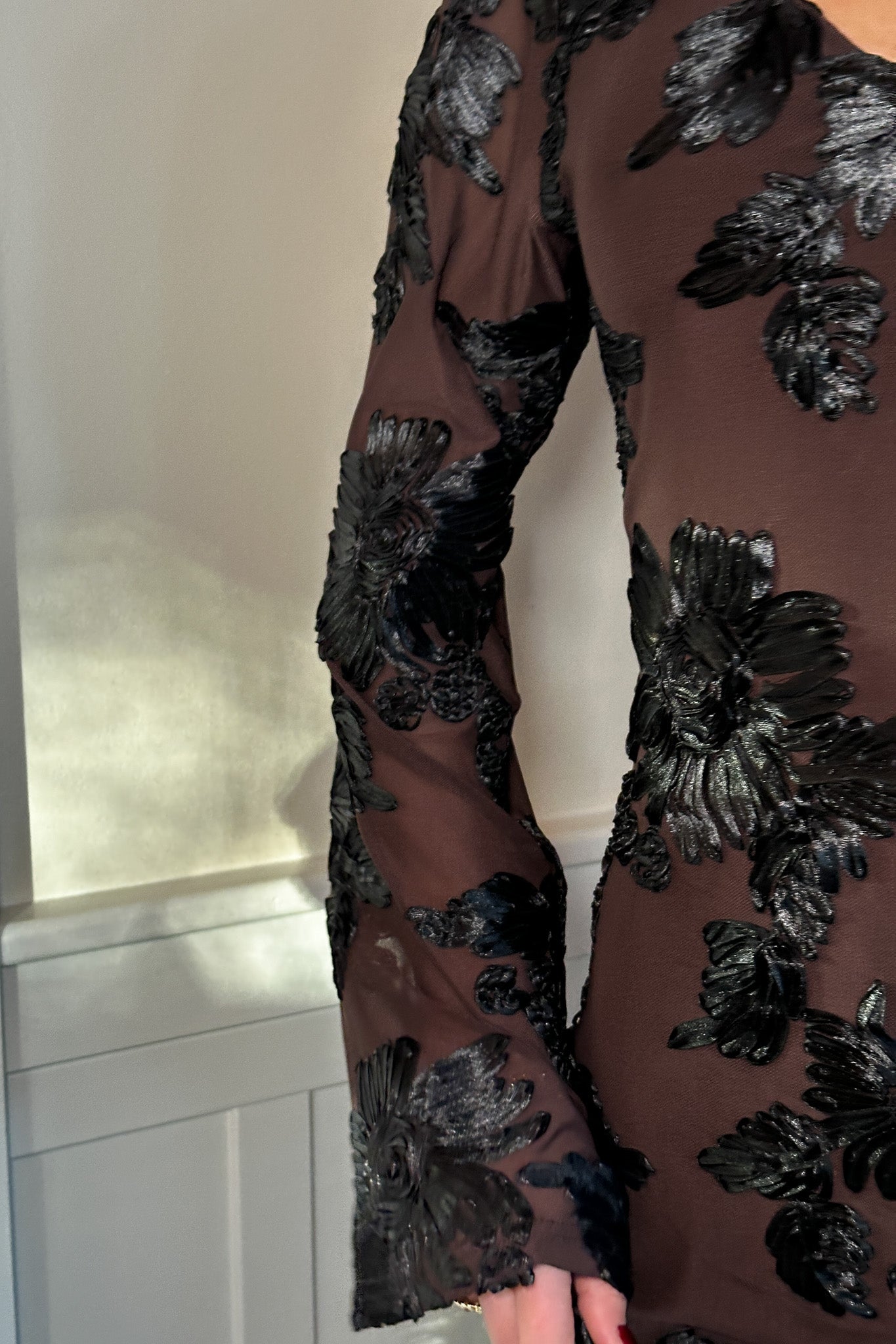Joanna | Dress Chocolate Black