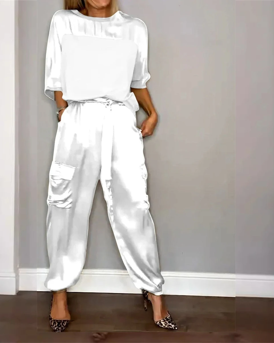 Valerie | Satin Two-Piece