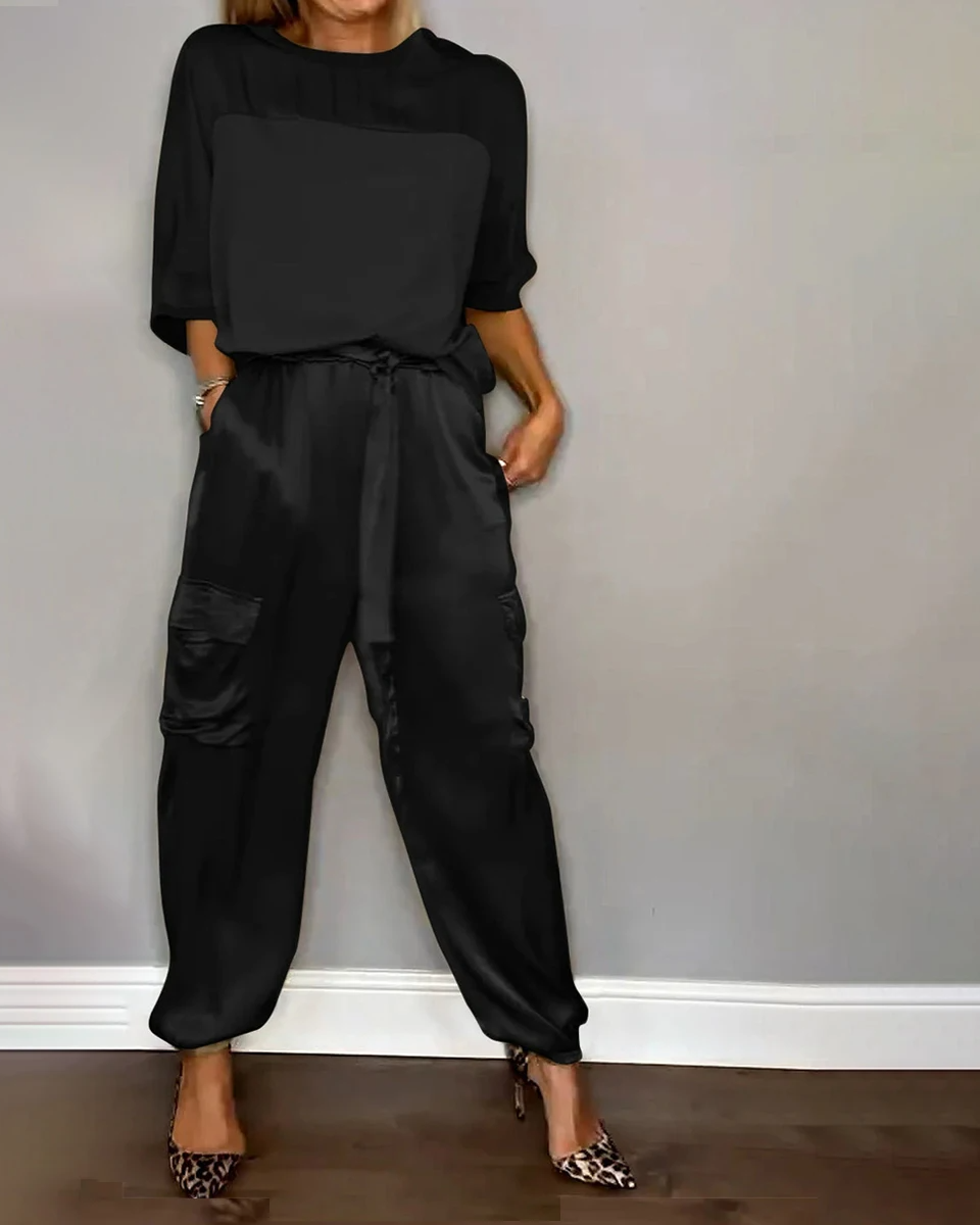 Valerie | Satin Two-Piece