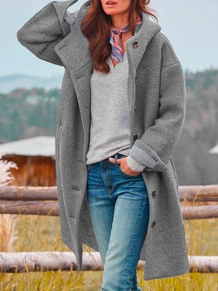 Dana | Midsized Hooded Coat