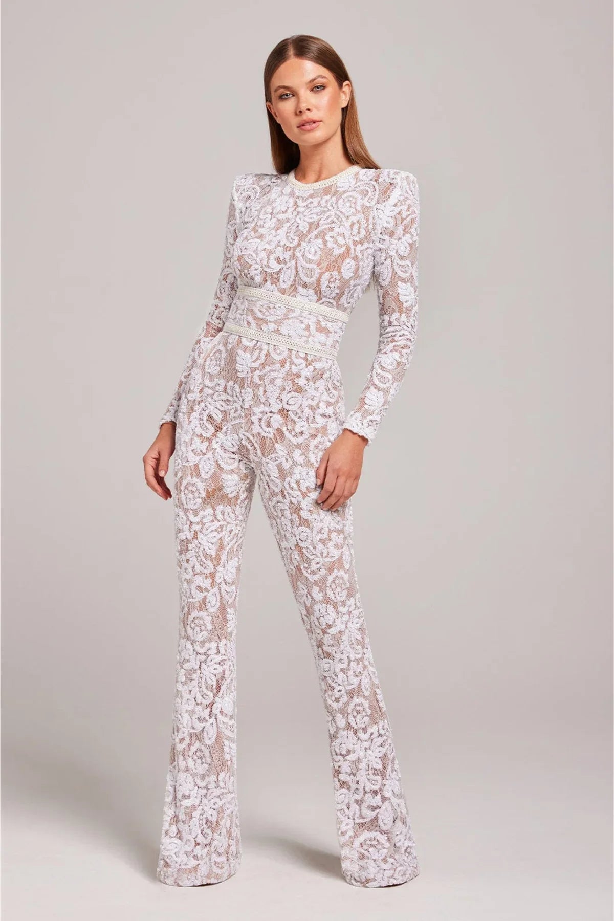 Kyra | Midnight Lace Elegance Jumpsuit