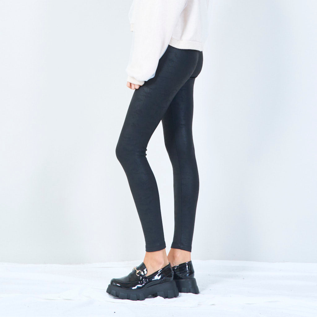 Taylor | High-Waist Textured Leggings