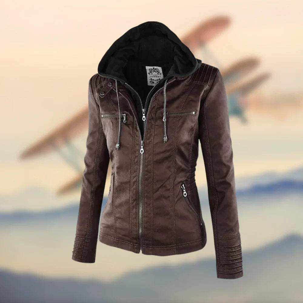 Halina | Leather Jacket