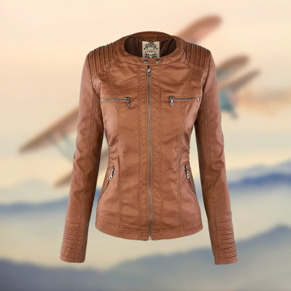 Halina | Leather Jacket
