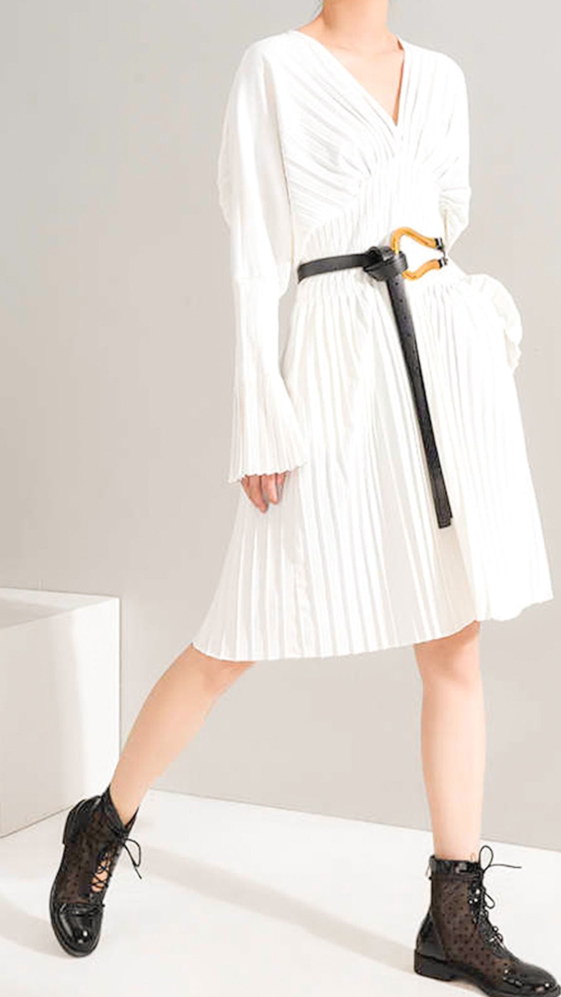 Henriette | Pleated Dress