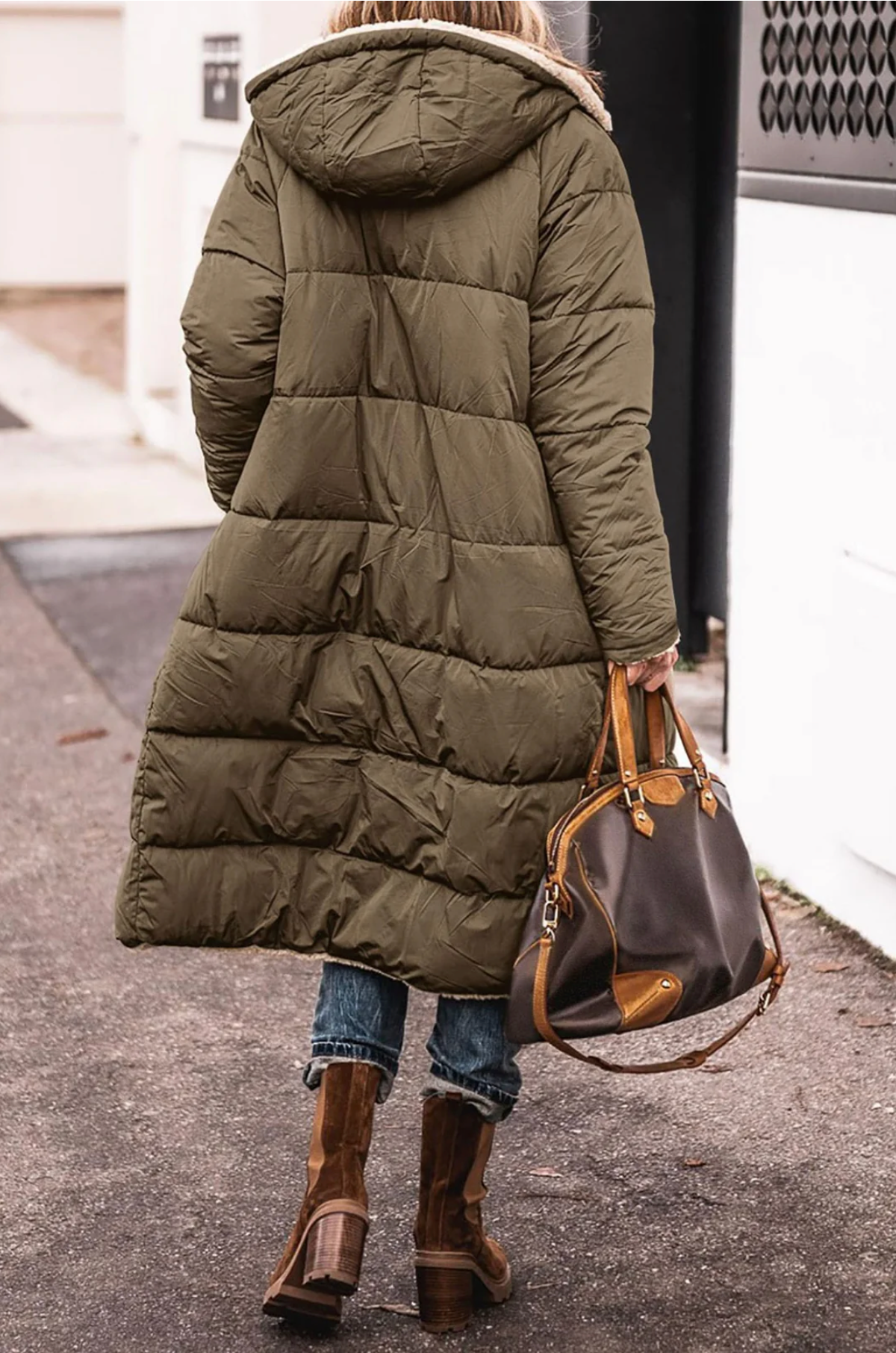 Aria | Warm Reversible Parka Jacket With Sherpa-Lining