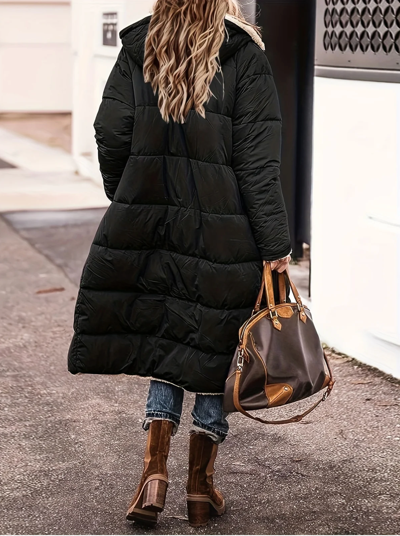 Aria | Warm Reversible Parka Jacket With Sherpa-Lining