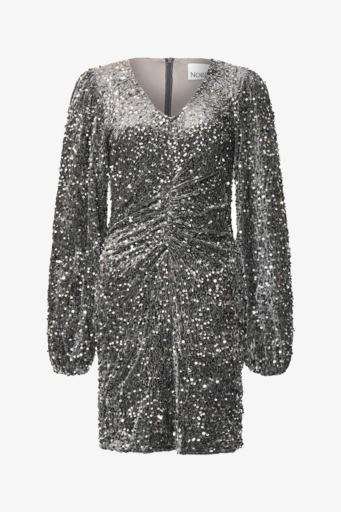 Tira |  Short Dress Asphalt Silver Grey