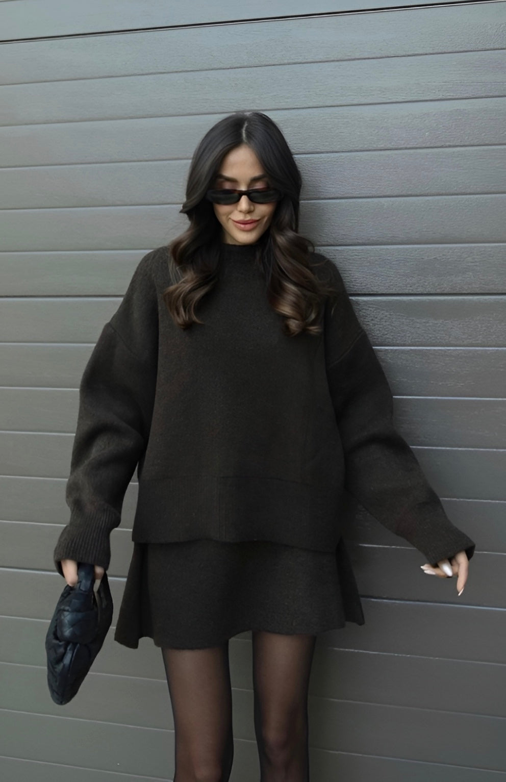 brown-top-skirt-set-1